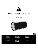 Предварительный просмотр 1 страницы Awox StriimSOUND SD-BW80 User Manual