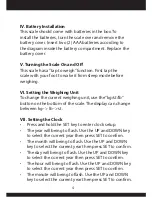 Preview for 4 page of AWS 150kg x 0.1kg User Manual