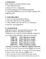 Preview for 3 page of AWS AMW-55 User Manual