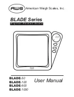 Preview for 1 page of AWS BLADE-50 User Manual