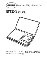 AWS BT2 series User Manual предпросмотр