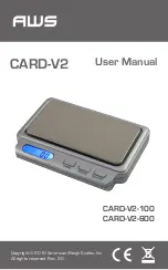 AWS CARD-V2 User Manual preview