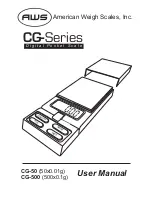 Preview for 1 page of AWS CG-Series User Manual