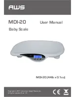 AWS MDI-20 User Manual предпросмотр