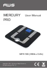 Предварительный просмотр 1 страницы AWS MERCURY PRO MPR-180 User Manual