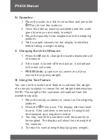 Preview for 4 page of AWS PV-650 User Manual
