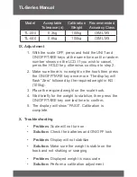 Preview for 6 page of AWS TL-330 (330lb x 0.2lb) User Manual