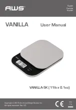 AWS VANILLA-5K User Manual preview