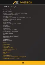 Preview for 15 page of AX MULTIBOX COMBO Quick User Manual
