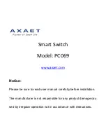 Axaet PC069 Quick Start Manual preview