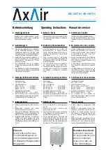 Preview for 1 page of Axair OD-125TH Operating Instructions