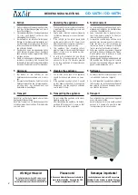 Preview for 2 page of Axair OD-125TH Operating Instructions