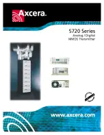 Axcera 5720 Series Manual preview