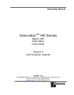 Axcera Innovator HX Series Instruction Manual preview