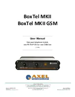 Предварительный просмотр 1 страницы Axel BoxTel MKII User Manual