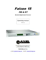 Предварительный просмотр 1 страницы Axel Falcon 15 Operating Manual