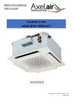 Preview for 1 page of Axelair AQUAVENT VCC Series User Manual