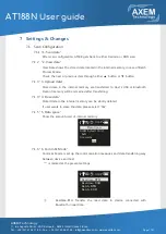 Preview for 17 page of AXEM Technology Atid AT188 User Manual