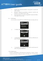 Preview for 18 page of AXEM Technology Atid AT188 User Manual