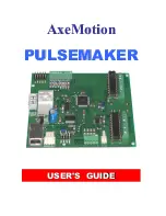 AxeMotion PULSEMAKER User Manual preview