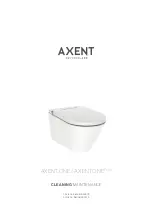 Предварительный просмотр 1 страницы Axent ONE E80.0500.0001.9 Cleaning Maintenance