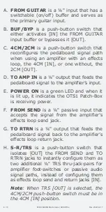 Preview for 4 page of AXESS ELECTRONICS AXSGTR OTS1 User Manual