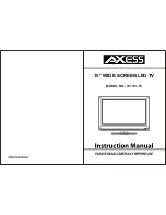 Предварительный просмотр 1 страницы AXESS ELECTRONICS TV1701-15 Instruction Manual