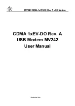 Axess-tel MV242 User Manual preview