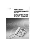 Axess Telecom ACW-1xP1900 User Manual предпросмотр