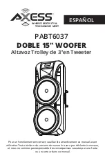 Предварительный просмотр 4 страницы Axess 818443011619 Manual