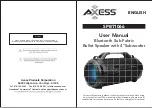 Axess 818443011626 User Manual предпросмотр