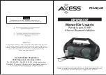 Предварительный просмотр 5 страницы Axess MPBW6507 User Manual