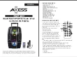 Предварительный просмотр 3 страницы Axess PABT 6029 Manual