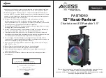 Предварительный просмотр 5 страницы Axess PABT6040 Manual