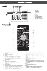 Предварительный просмотр 7 страницы Axess PBBT2709 User Manual