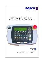 Preview for 1 page of Axess sepro ROBOTIQUE User Manual