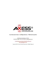 Предварительный просмотр 26 страницы Axess TA2511-7 User Manual