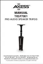 Axess TRSP7001 Manual предпросмотр