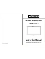 Axess TV1701-19 Instruction Manual preview