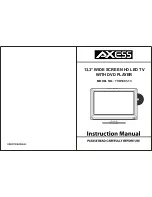 Axess TVD1801-13 Instruction Manual предпросмотр