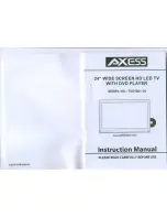 Axess TVD1801-24 Instruction Manual предпросмотр