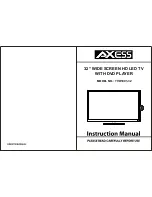 Axess TVD1801-32 Instruction Manual предпросмотр