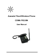 Preview for 1 page of Axesstel CDMA PX330N User Manual