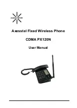 Axesstel PX120N User Manual preview