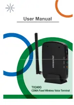 Preview for 1 page of Axesstel TX240G User Manual