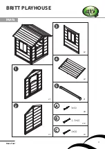 Preview for 4 page of Axi BRITT PLAYHOUSE Instruction Manual