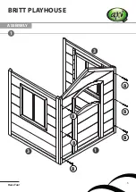 Предварительный просмотр 5 страницы Axi BRITT PLAYHOUSE Instruction Manual