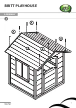 Предварительный просмотр 7 страницы Axi BRITT PLAYHOUSE Instruction Manual