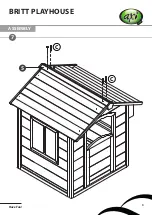 Preview for 8 page of Axi BRITT PLAYHOUSE Instruction Manual