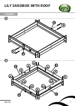 Предварительный просмотр 6 страницы Axi LILY SANDBOX WITH ROOF Instruction Manual